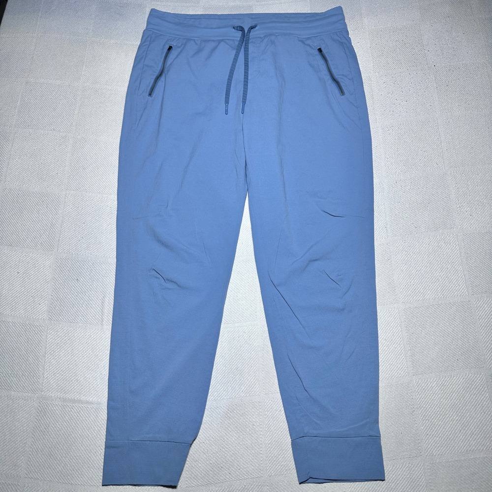 Athleta Trekkie Legacy‎ Jogger Womens 16 Tall Ripstop Hiking Trail Pants Blue